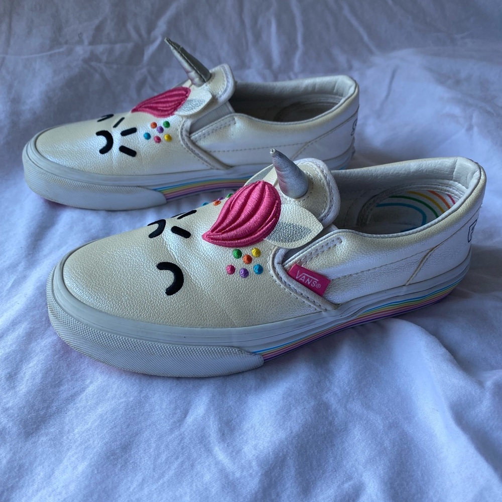 Vans x Flour Shop Kids Classic Unicorn Slip On